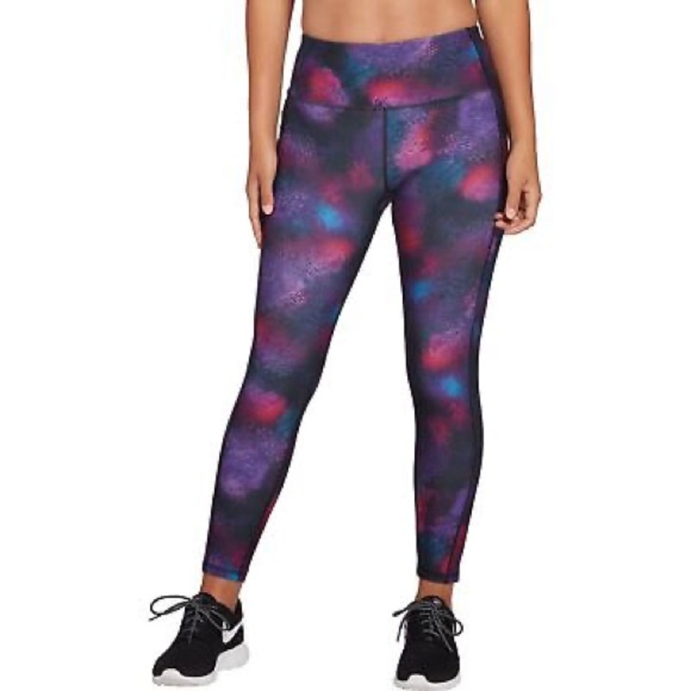 DSG multicolor core performance cosmic workout leggings